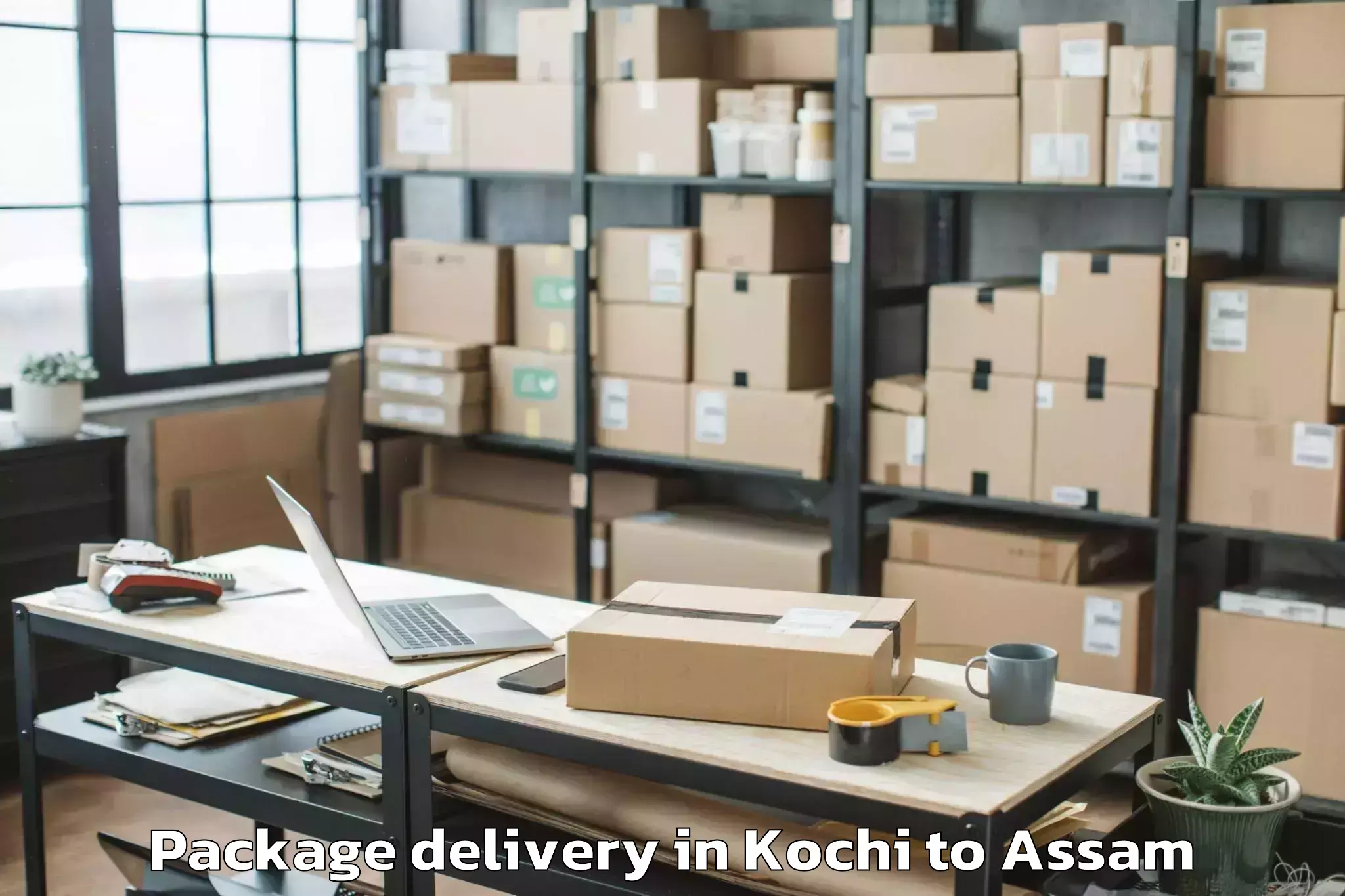 Trusted Kochi to Amguri Package Delivery